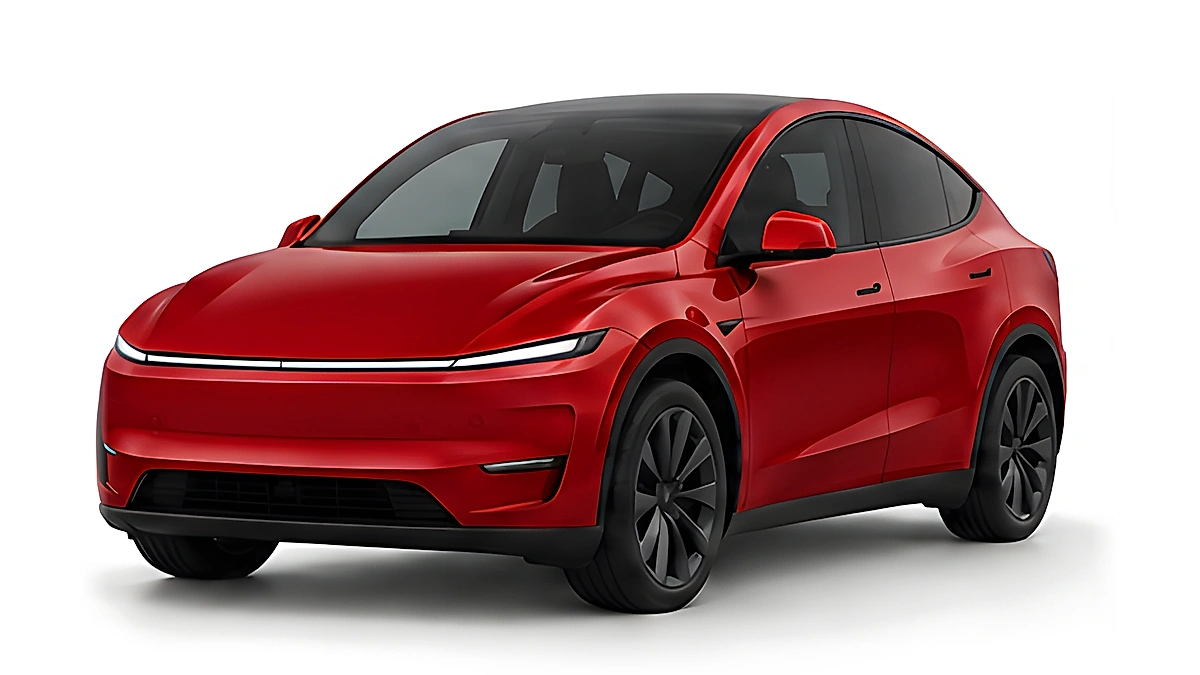 Tesla Model Y · Gloss Carmine Red