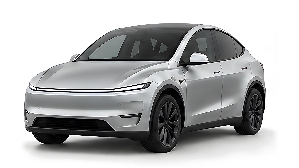 Tesla Model Y · Gloss Metallic Silver